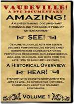 Vaudeville! A DVD Documentary - Volume 1